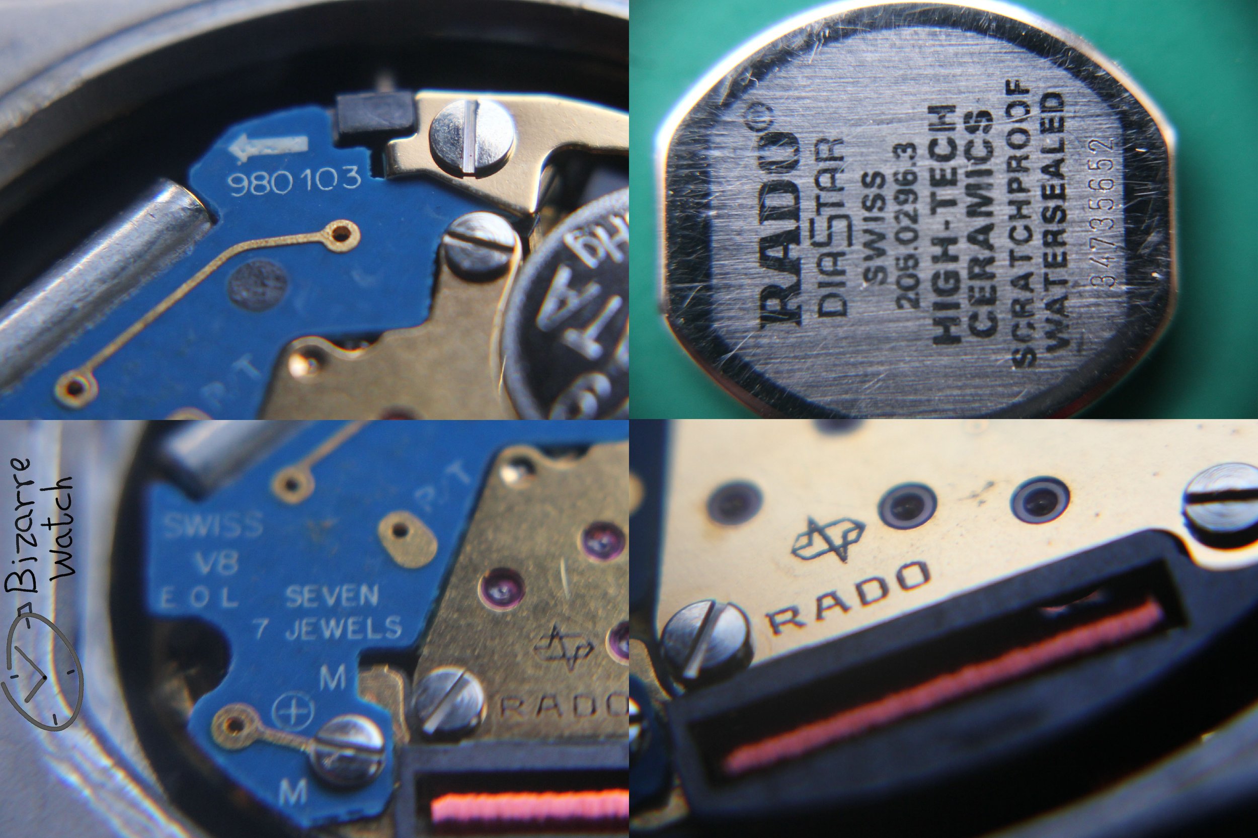 1 of 500 Limited Edition Scratchproof Tungsten RADO 152.0575.3